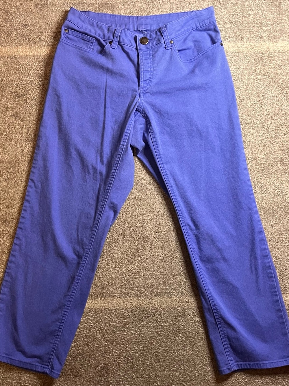 Eddieโ Bauer Straight Leg Jeans in Cobalt Blue size 28 excellent used condition